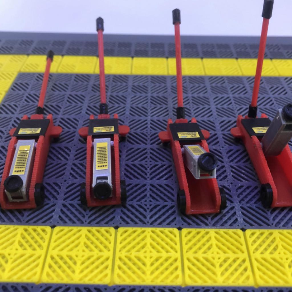 1/18 Diorama Jacks Model Car Garage Workshop Repair Prop Scenes Model Accessory