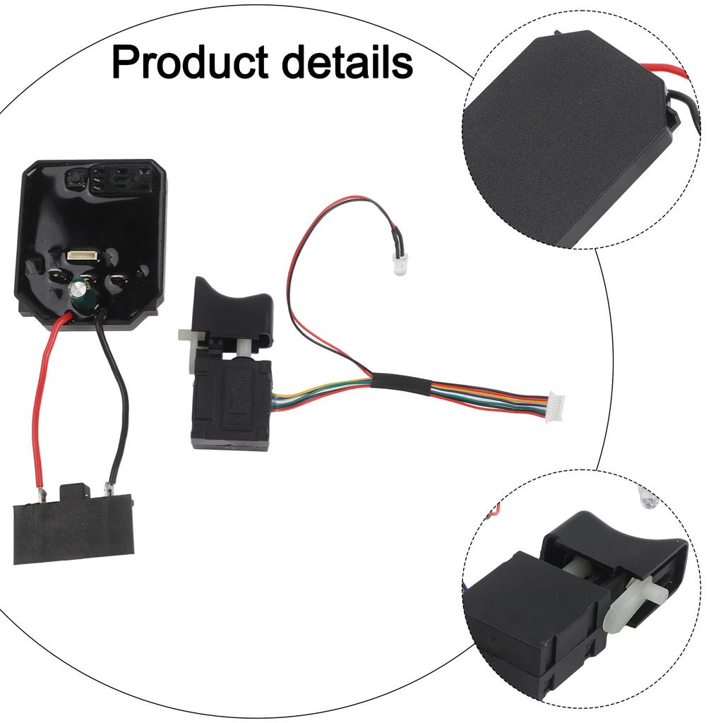 Brushless Electric Wrench Control Module with Switch for Dayi For 2106 161 169 Models 18V Input 5S Lithium Battery Compatible
