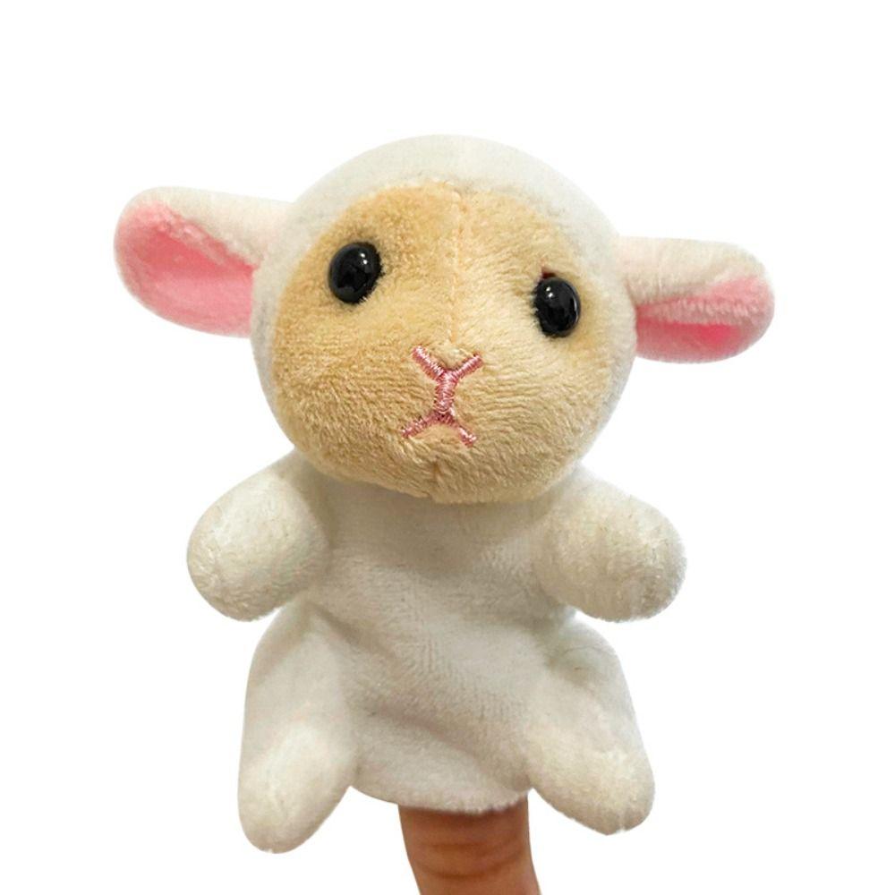 Farm Animal Finger Puppet Storytelling Role Play Animal Hand Puppet Educational Kawaii Puppets Plush Toy Teaching Shows