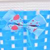 1Pc Bicycle Basket Children Bike Plastic Knitted Bow Knot Front Handmade Bag