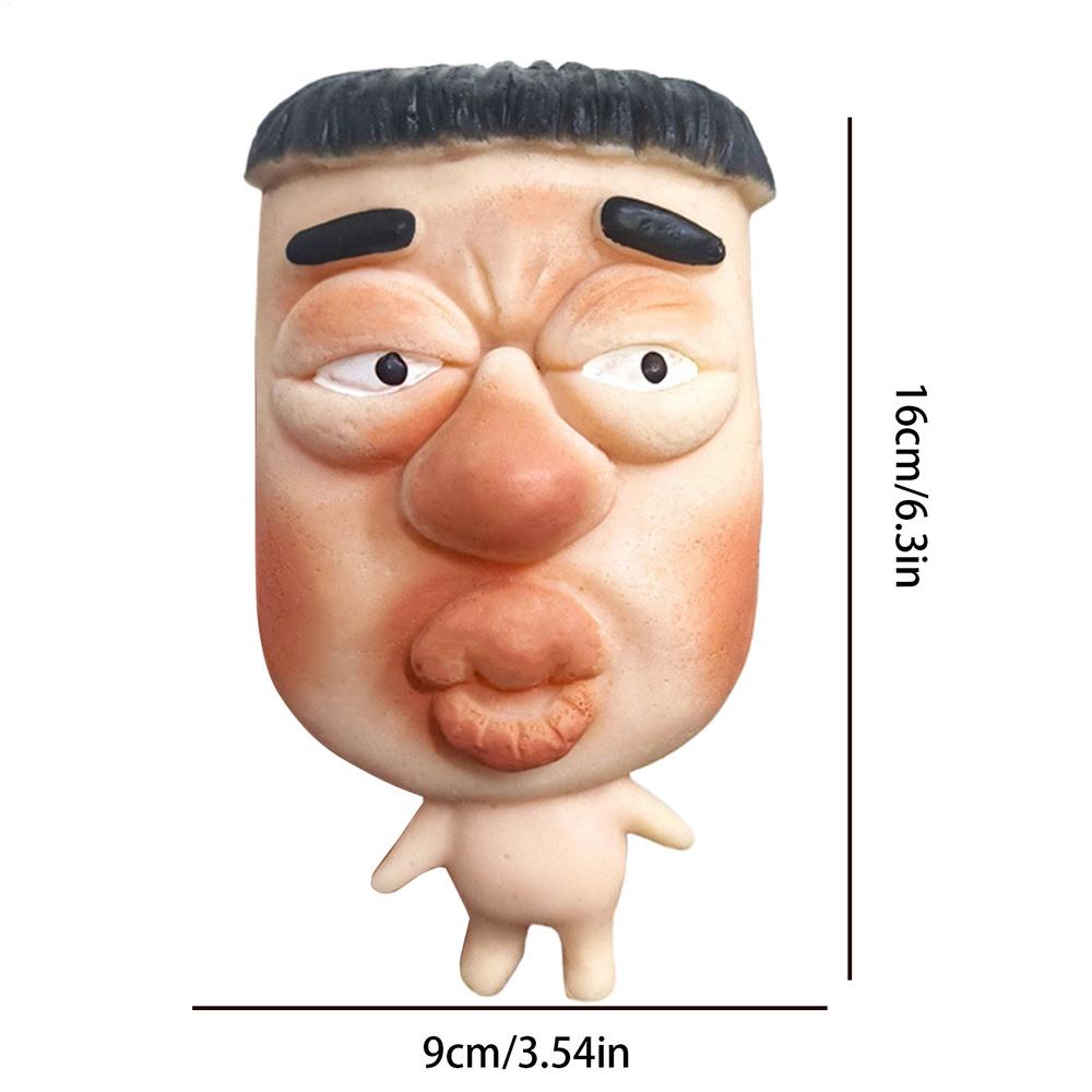 Squeeze Toys For Kids aldult Novelty Portable Sensory Prank Pinch Toys T.PR Soft Rubber Stress Relief Toy Material Slow Rebound