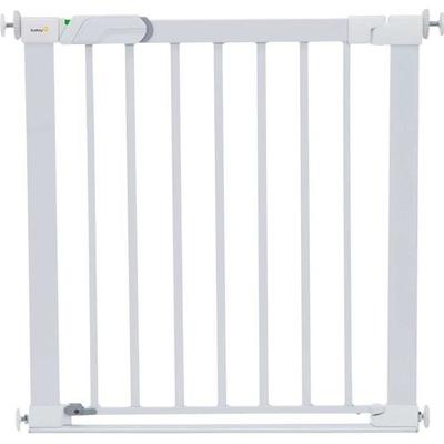 Sicherheitsgitter Flat Step - - Weiß - Metall - 73-80 cm - Druck ohne Schrauben oder Bohren, flache Bodenleiste