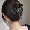 Women Hair Clip Hollow Out Matte Texture Decorate Anti-slip Hair Decoration Elastic Hold Tightly Women Hairpin Hair Accessory