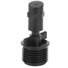 30PCS Durable G1/2 Male Thread Sprinkler Nozzle PP 180 Degree Micro Sprinkler Head Black Sprinkler Backyard Cooling