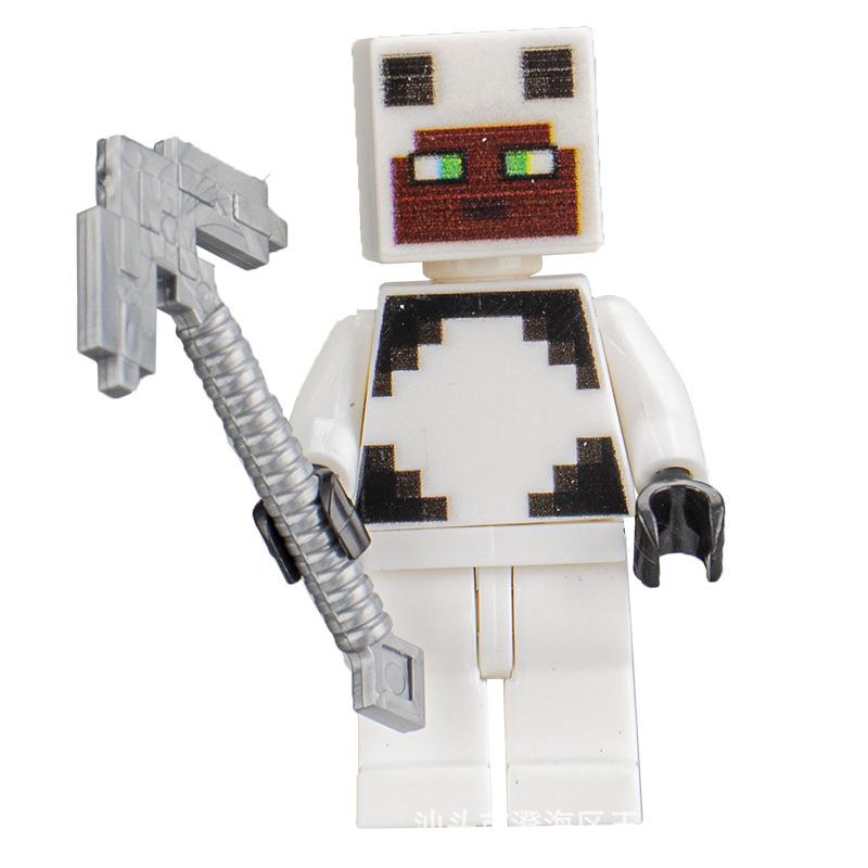 Ninja Warrior Superhero Doll With Weapon Single Building Block Assembly Toy