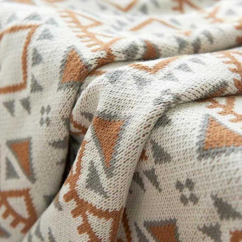 Navajo Sunlight Blanket Homestay Knitted Blanket Bohemian Ethnic Style Bed Sofa Cover Carpet Office Air Conditioning Nap Blanket