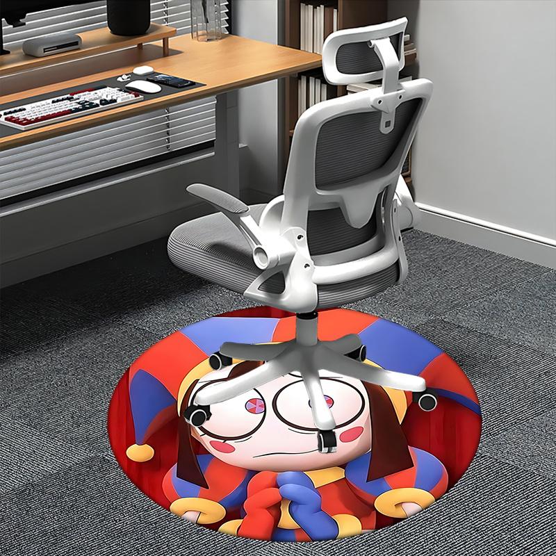 

Joker Clown Chair Mat Round Carpet for Home Decor, Office Use, Bedroom, Living Room, Gift Idea0132b 80cm by 80cm