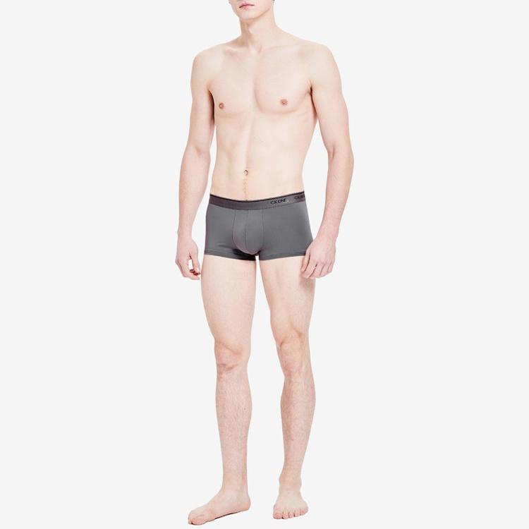 Calvin Klein Logo Print Boxer Briefs Men Underwear Gray NB2225-5GS