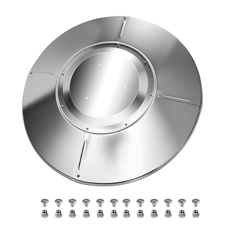 Outdoor Patio Heater Reflector Aluminum Cover for Vertical Heaters