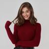 Solid color half turtleneck sweater autumn and winter women's 24 colors slim fit knitted bottoming shirt