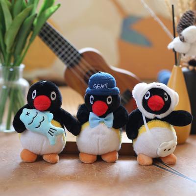 Cartoon Penguin Plush Keychain Toy Pendant Soft PP Cotton Filling Creative Key Ring Bag Charm Gift for Girls Boys Family Festivals