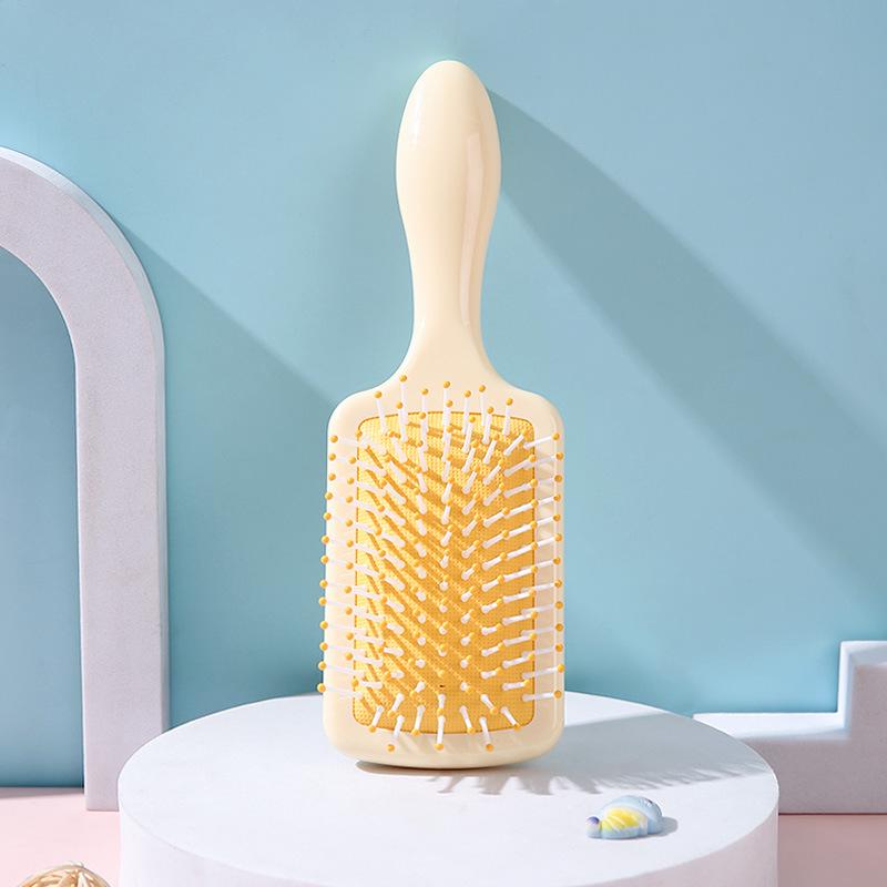 

Детская расческа для волос с мультяшным медведем на воздушной подушке - Милая массажная щетка для кожи головы