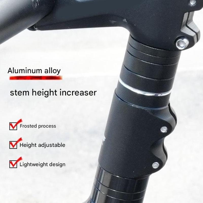 Aluminum Alloy Folding Bikes Stem for Bicycles, Road Bikes, Cycling Bicycles Risers Stem Long Bicycles Handlebar Stem