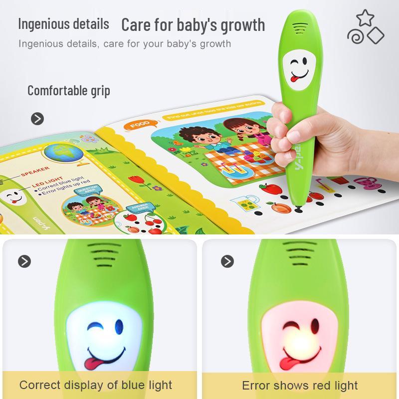 Talking Pen Sound Book: Interactive English Learning Toy for Babies and Early Education