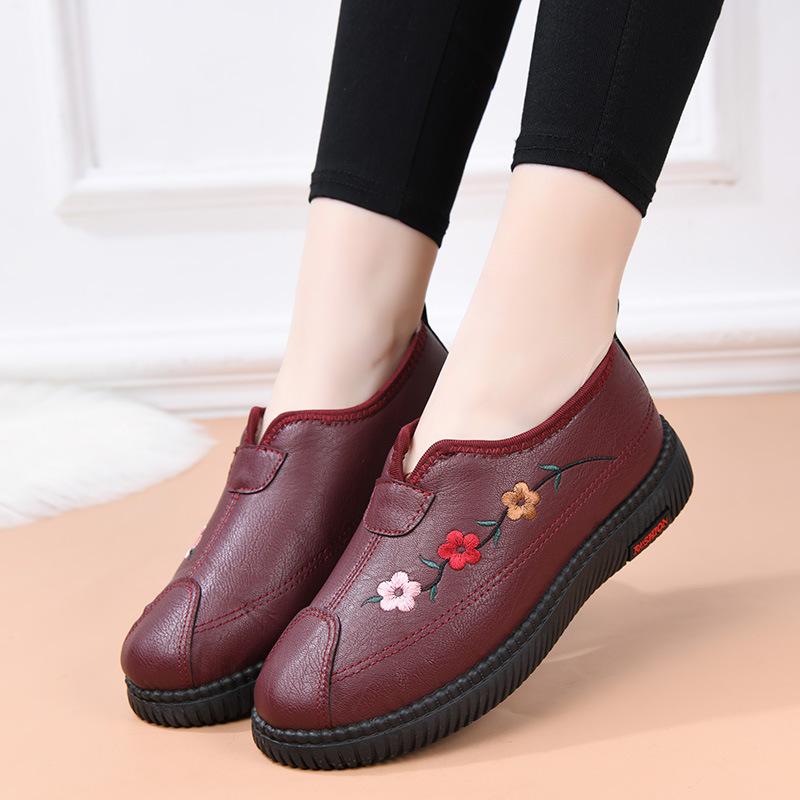 

Старые пекинские хлопковые туфли женские бархатные для среднего и пожилого возраста легкие бабушкины хлопковые ботинки на мягкой подошве нескользящие зимние теплые износостойкие снежные 41