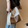 Straw Hollow Out Knitting Tote Bag Large Capacity Handmade Shoulder Handbag Women Designer Casual Beach Bag
