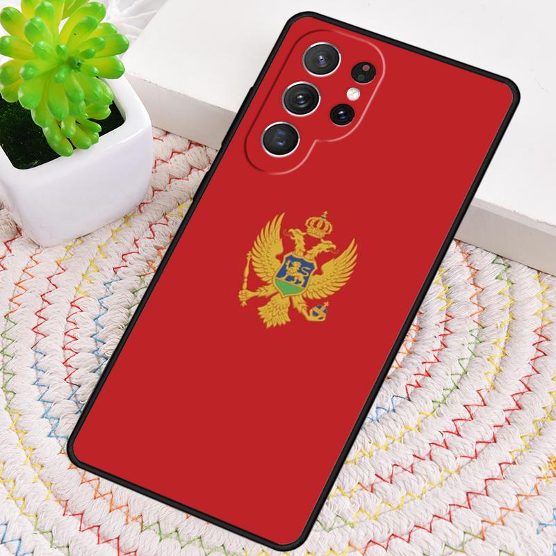 Montenegro Flag Silicone Phone Case For Samsung Galaxy note 10 pro S26 S25 S24 S23 S22 S21 Plus S25Ultra Capa Cover