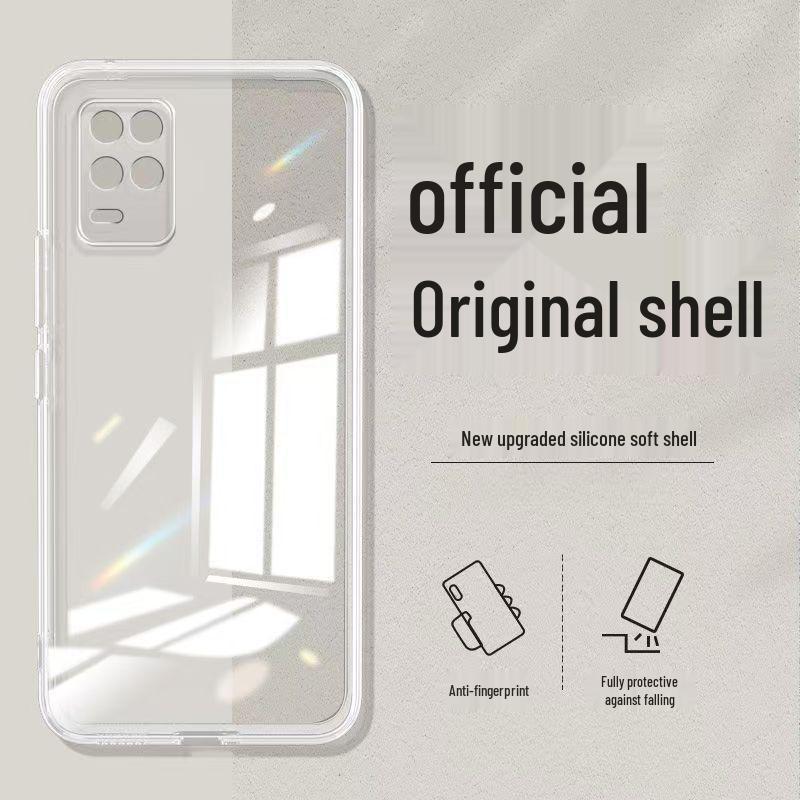 Realme Q3 Solid Color Rubik's Cube Liquid Soft Case - Full Coverage Drop Protection, New Model