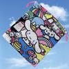 Large Sanrio Canvas Double-Sided Printed Drawstring Tote Bag, Eco-friendly Storage Solution