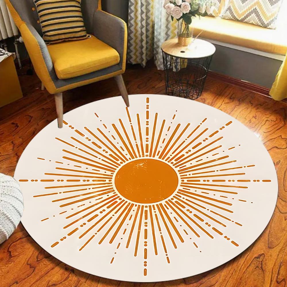 

Round Bear Rug, Cabin House Rug, Bear Rug, Bear Carpet, Cabin Nature Animals Round Rug, Bear Round Rug, Round Wildlife Rug 80cm