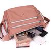 Multi-layer large-capacity shoulder bag women's outdoor leisure anti-splashing messenger bag simple bag