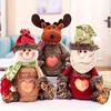 Christmas Candy Gift Bag Zipper Design For Gifts Apples Candy Adorable Christmas Gift Bags Reusable Fabric Storage Bags Decor