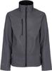 Jacket Professional Honestly Made Recycled Printable Softshell Jacket for Men (TRA600) Honestly Made Recycled Grey