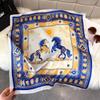 Fashion Square Fashion Foreign Style Small Silk Scarf Women'S Headband Decorative Scarf Dual-Purpose Small Square Scarf New Scarf