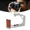 Camera Cage with Wood Handle Anodized Anti Slip Easy To Install Camera Video Cage for   ZFC