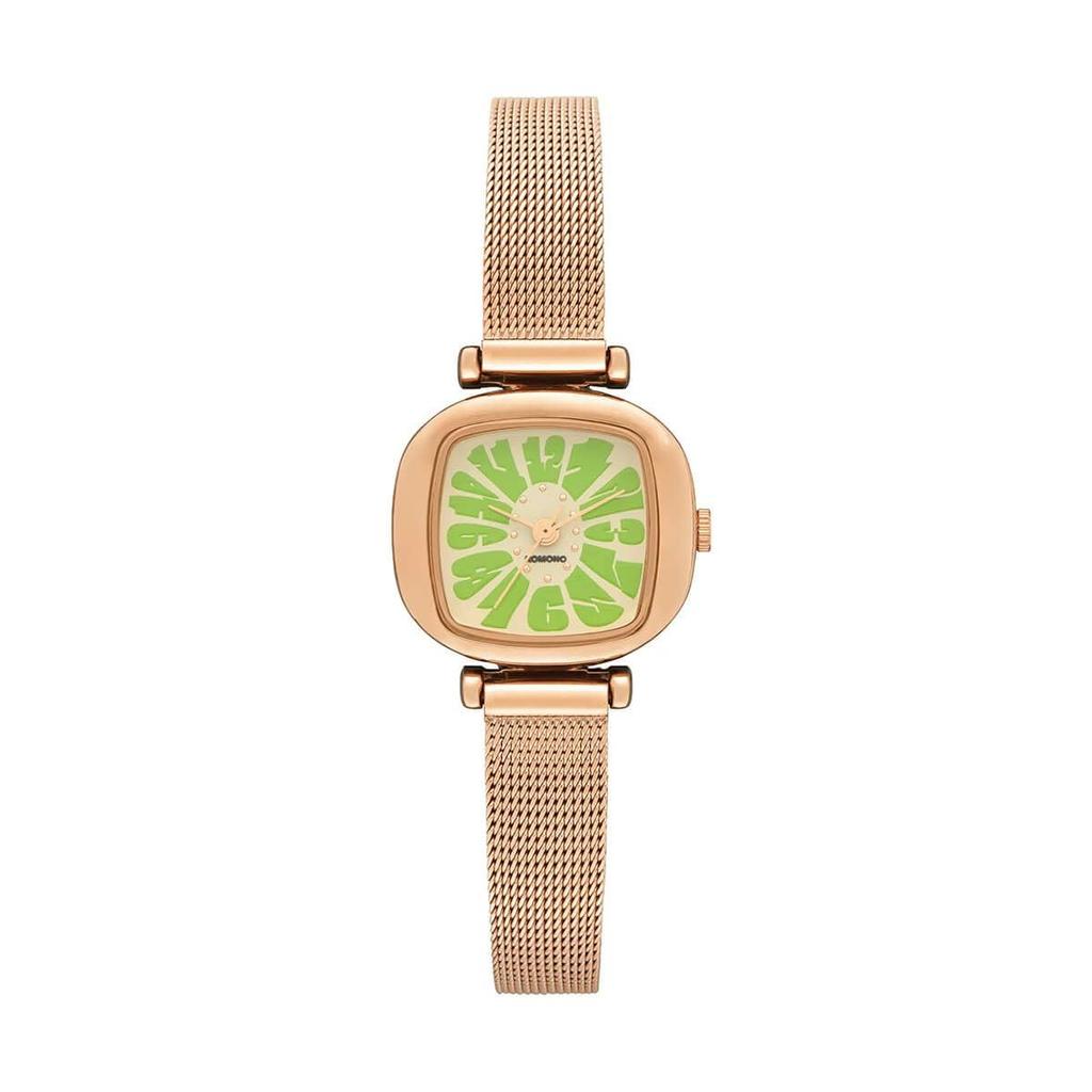 Authorized Dealer KOMONO Wristwatch for Women Moneypenny Flower Royale Rose Gold Mint [KOMONO] KOM-W1163