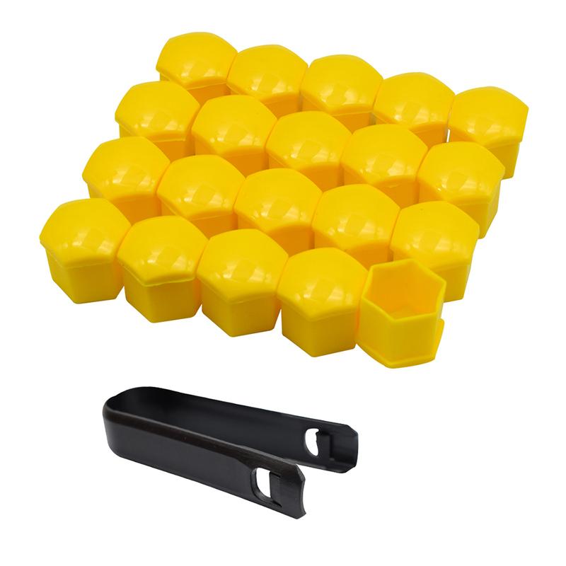 20Pcs 17/19/21mm Caps for Bolts Wheel Bolts Plugs Caps Anti-Rust Screws Cover Wheel Nuts Cap Decoration Styling Car Accessories