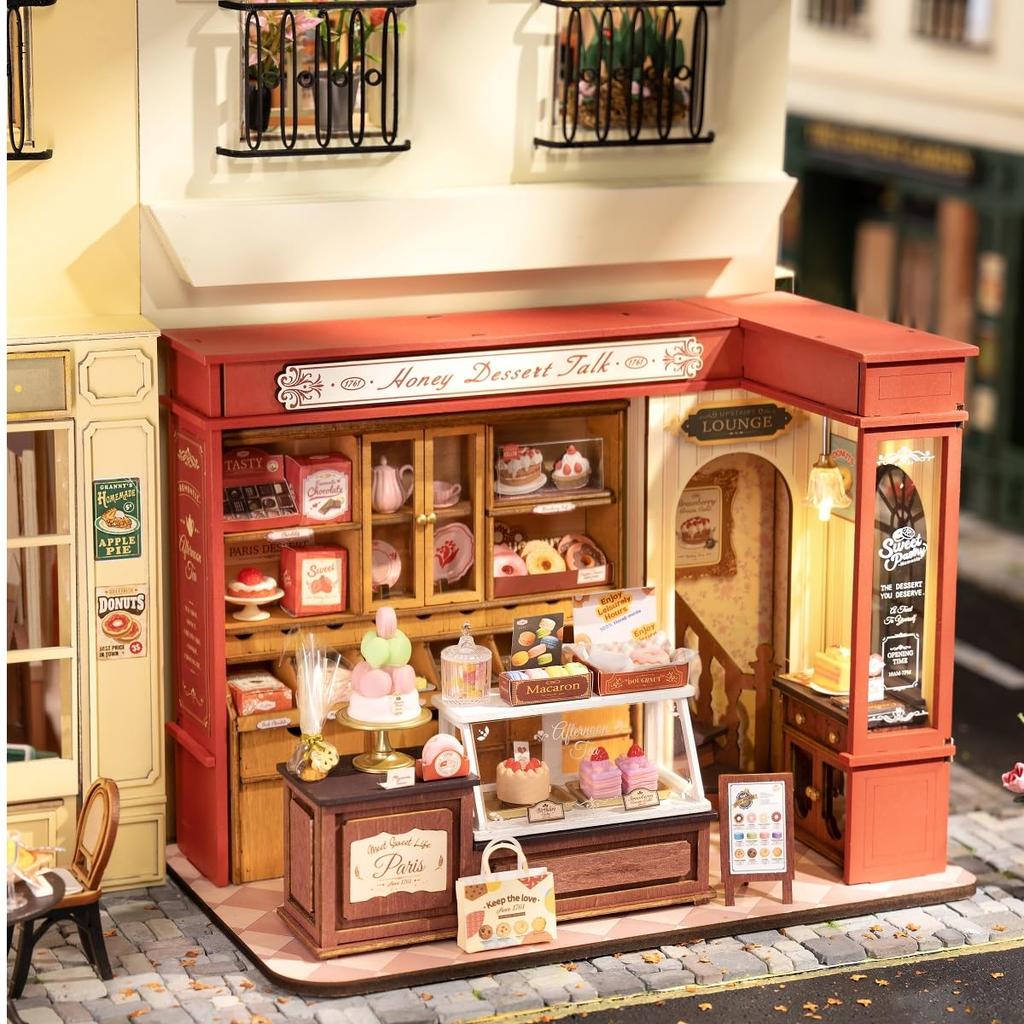 Tsukurundesu® DIY Miniature House Dollhouse DG Series (Patisserie) with Japanese Instructions