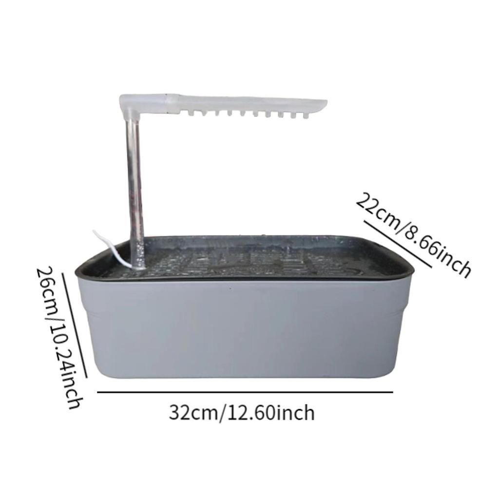 Parrot Bathtub with USB Cable Easy To Clean Automatic Pet Bird Bath for Water Bowl Parakeets Budgie Budgerigar Lovebirds