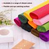 MECCANIXITY 6Pcs Crepe Paper Roll 8.2ft Long 9.84 Inch Wide for Wedding Ceremony Various Large Festivals Decoration, White