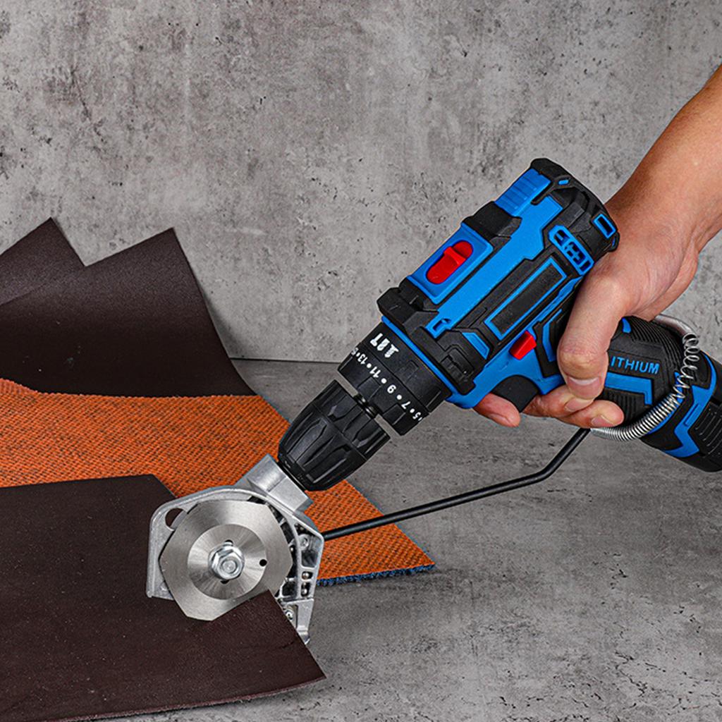 Foarfece rezistente din oțel inoxidabil Burghiu electric la foarfecă pentru pânză Perfect pentru pasionații de bricolaj și meșteșugari Ușor de utilizat