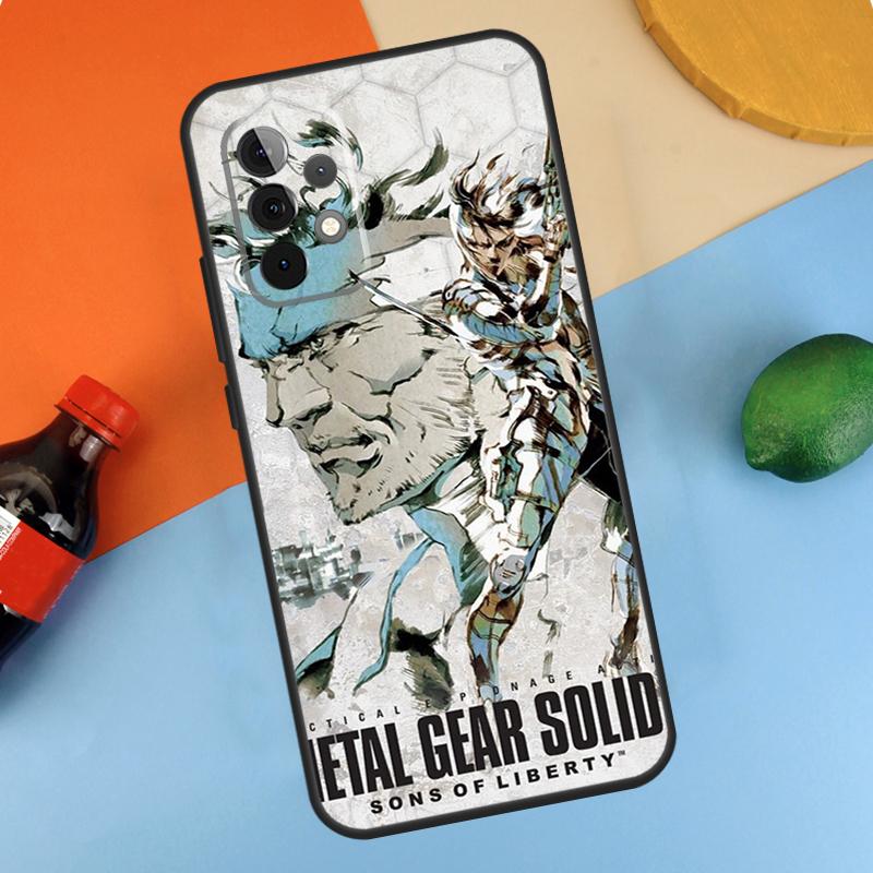 Game Metal Gear Solid Case For Samsung Galaxy A54 A34 A14 A53 A13 A23 A33 A73 A51 A71 A12 A22 A32 A52 A21S Coque