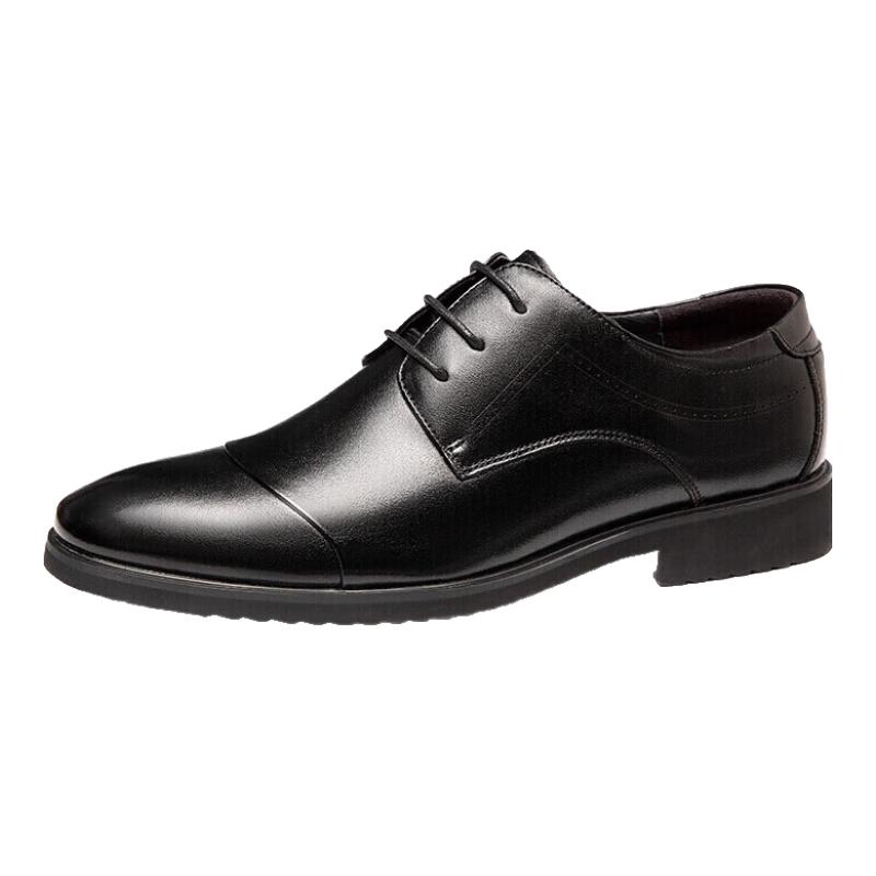 Aokang Men s Pointed Toe Derby Business Dress Shoes 39