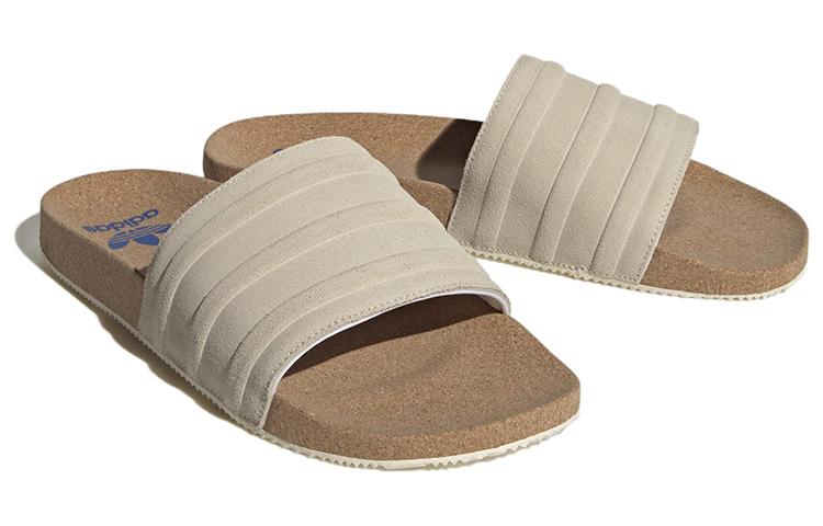 Adilette Adidas Originals Premium Slides 'Cork Pack - Wonder White' ID2016
