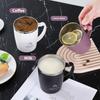 350ml Thermosbecher 304 Edelstahl Kaffeetasse mit Griff Auslaufsichere Vakuumflasche Isolierbecher Tragbare Thermoswasserflasche