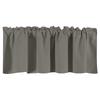 Solid Rod Pocket Window Polyester Fabric Window for Kitchen Bedroom Living Room Office Decor