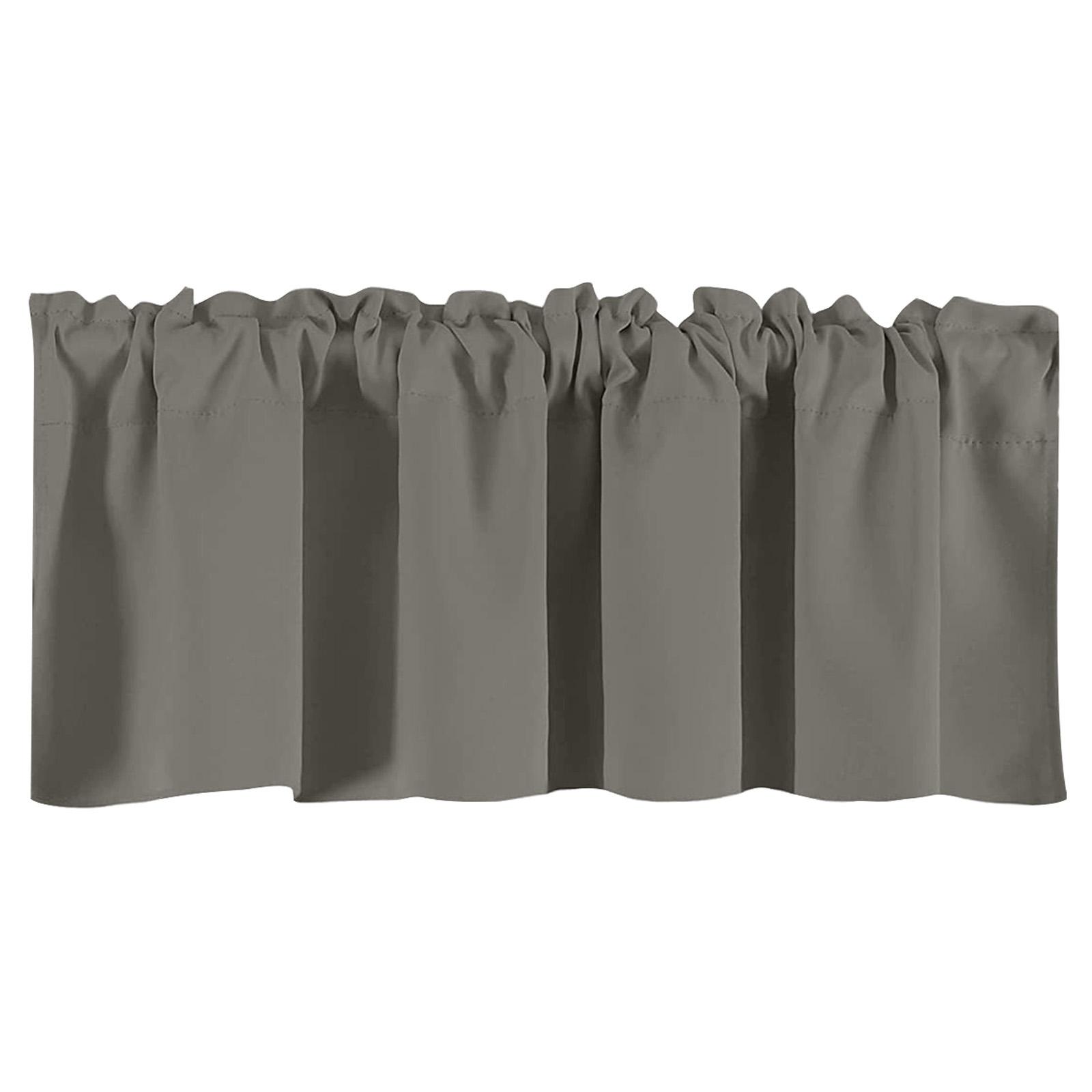 

Fabric Short Curtains/valances With Rod Pocket Design For Easy Installation. Made Of Breathable, Skin-friendly Fabric, They Offer Partial And So S