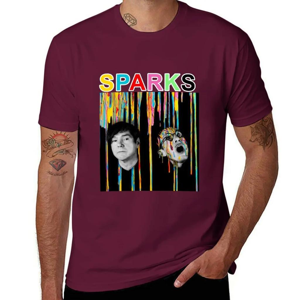 Sparks Band, Funny T-Shirt Anime Cheap Stuff Funny T Shirts Men