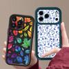 Flowers Leaves Print Case For iPhone 17 Pro Max Case iPhone 16 15 14 13 Pro Max 11 17e 16e Shockproof Bumper Soft Silicone Phone Cover Cases