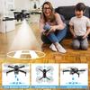S165max Drones with 1080P HD Camera for Adults Brushless Motor Drone with Propeller Guards, 3 Batteries, FPV Foldable Drone with One Button Take