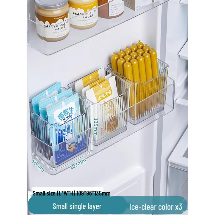 Side Door Refrigerator Egg Storage Organizer