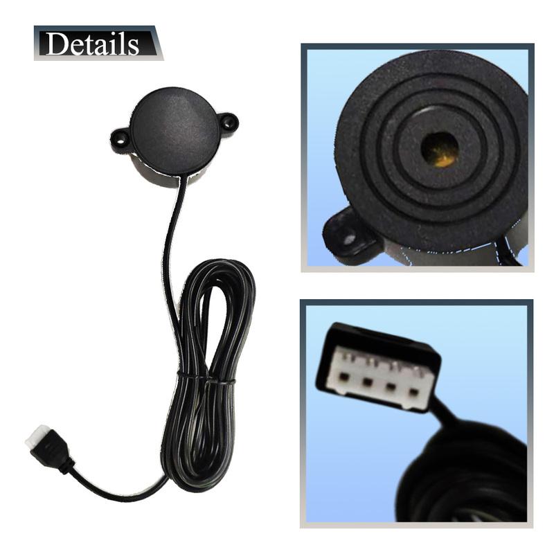 European Car License Plate Frame Car Rear View Camera Parking Sensor Kit Auto Reverse Radar Sensor Buzzer 12V Driving Reversing