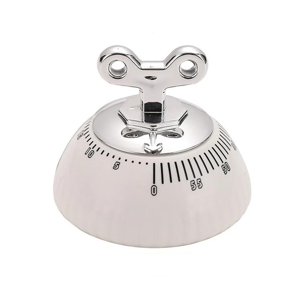 60-Minute Magnetic Kitchen Timer Manual Operation Round Shape Digital Countdown Timer Baking Reminder Loud Alarm Clock
