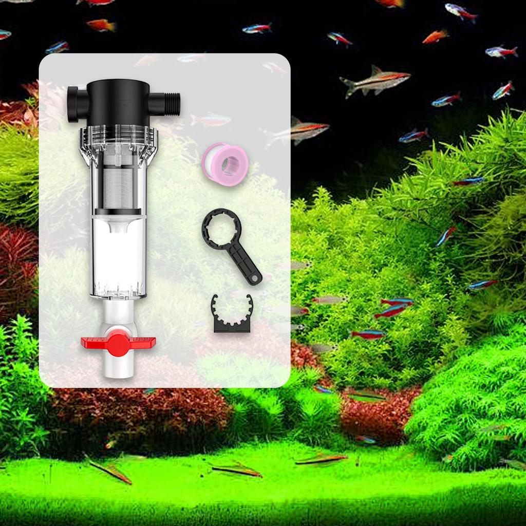 Three-in-one Fish Tank Filter Powerful Cleaning Insulation Box for Aquarium with Filter and Light