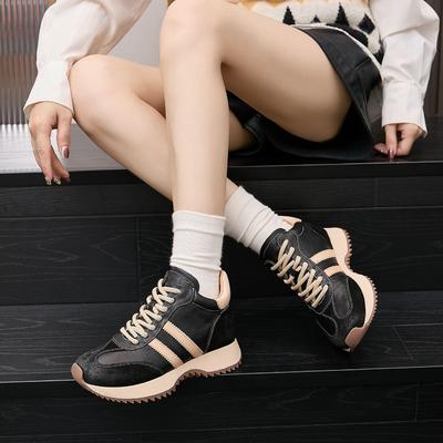 Fall/Winter New Style Leather Old Man Shoes Fashion Thick-Topped Women's Shoes