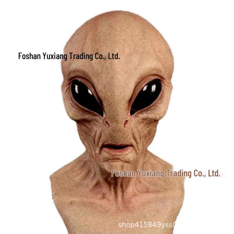 Faceless Alien Mask for Halloween Party Prank - Scary Masquerade Headgear